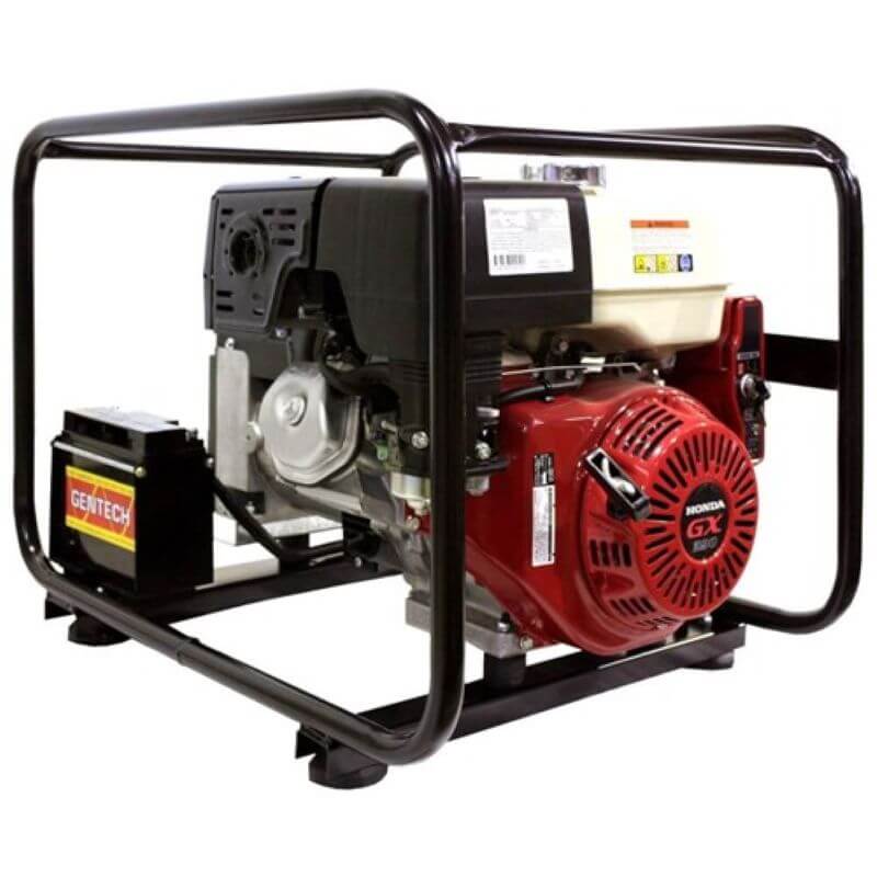 Gentech 7 kVA Electric Start Petrol Generator main photo on a white background