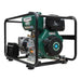 Gentech 7 kVA Lister Generator Angled to the Right on the white background