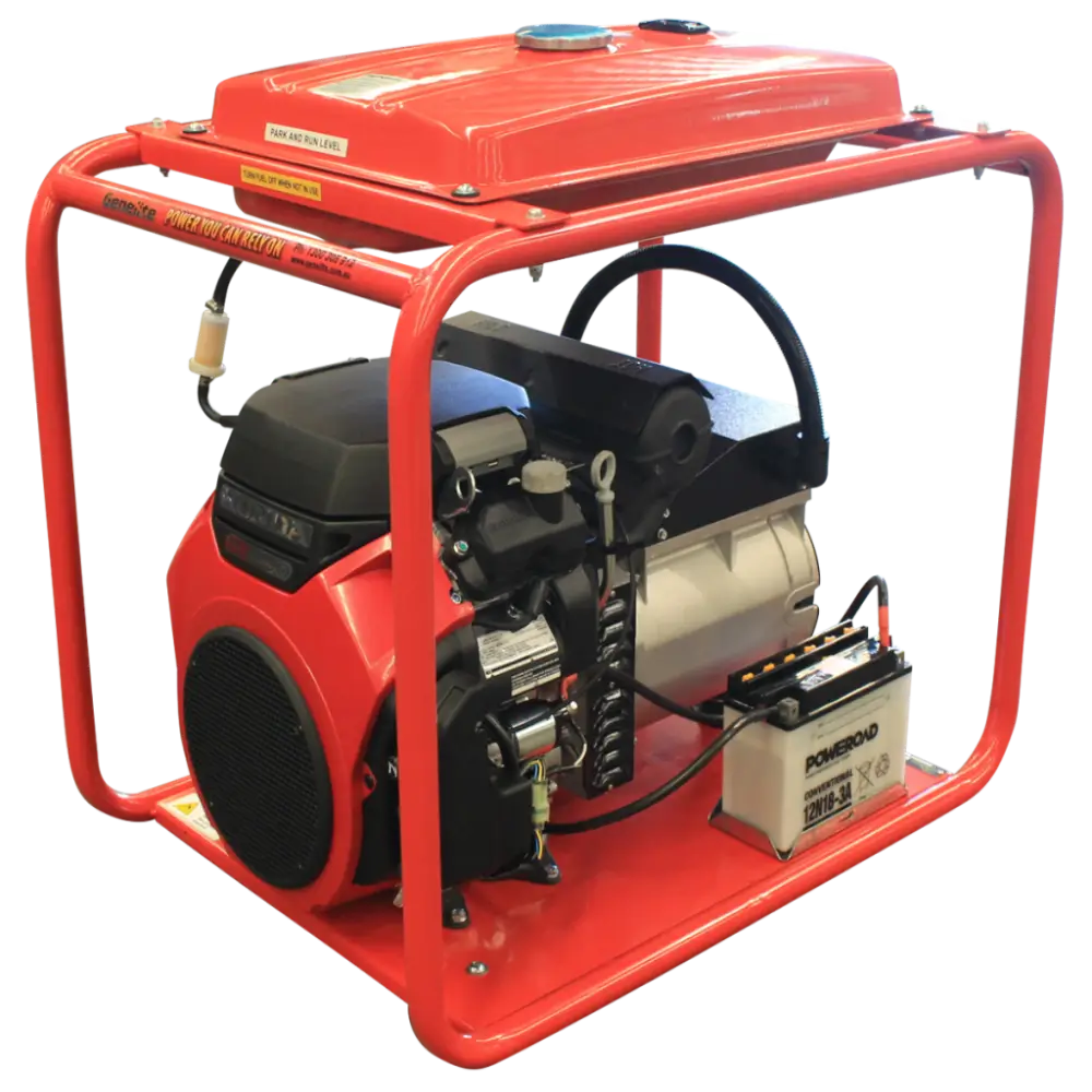 Honda 11kVA Long Range Tank Petrol Generator on a transparent background