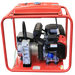 Honda 12.5kVA 3 Phase Long Range Tank Petrol Generator side view on a transparent background