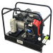 Honda 14.5kVA 3 Phase Fuel Based Tank Petrol Generator side on a transparent background