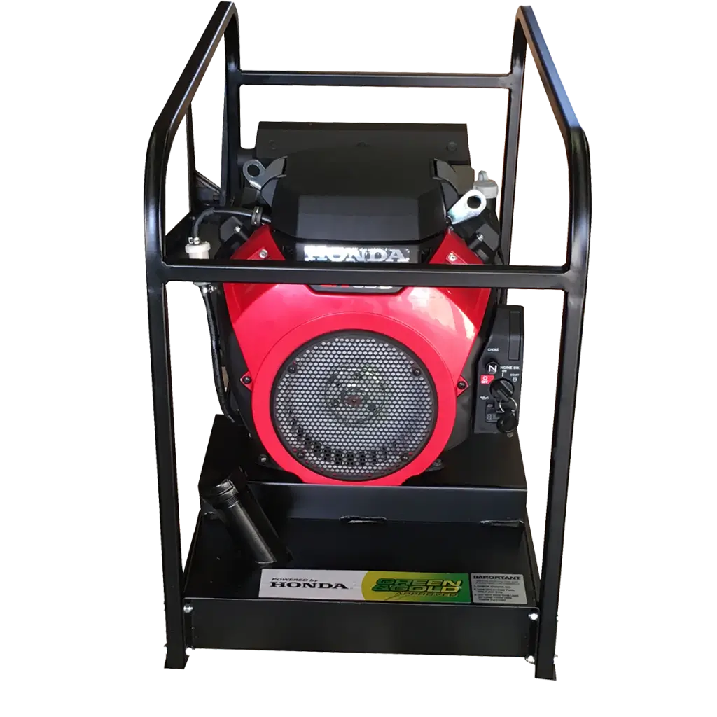 Honda 14.5kVA Fuel Based Tank Petrol Generator front on a transparent background