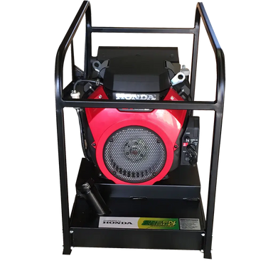 Honda 14.5kVA Fuel Based Tank Petrol Generator front on a transparent background