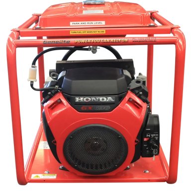 Honda GH10000E-LRT 11kVA Petrol Generator front on a transparent background