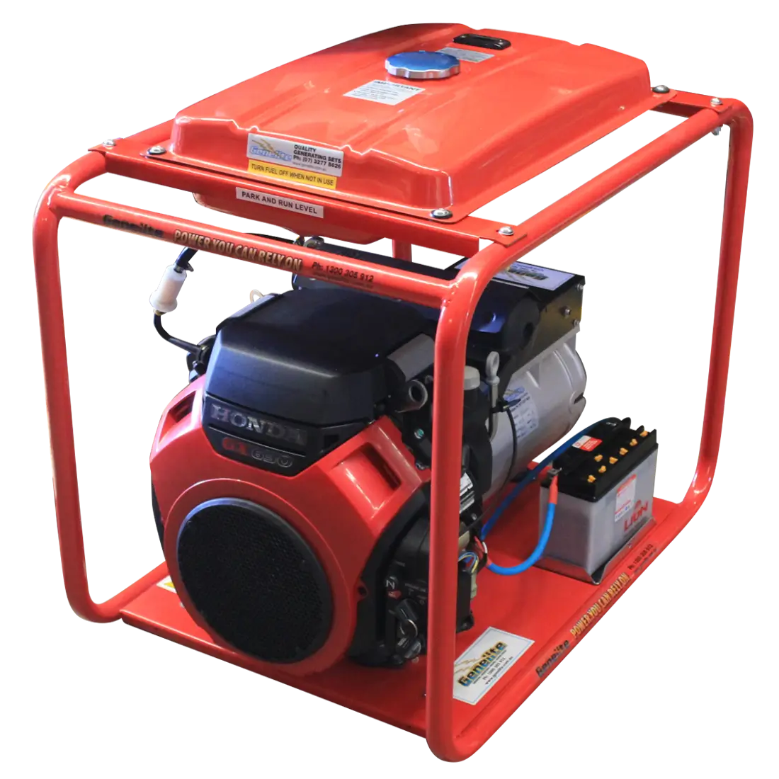 Honda GH12000E-LRT-3 Generator main photo on a transparent background