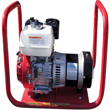 Honda GH2700 3.3kVA Petrol Generator front on a white background