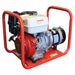 Honda GH4000 4.5kVA Petrol Generator back and side on a white background