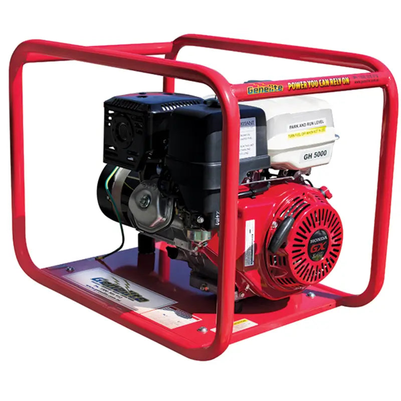 Honda GH5000 Generator front on a white background