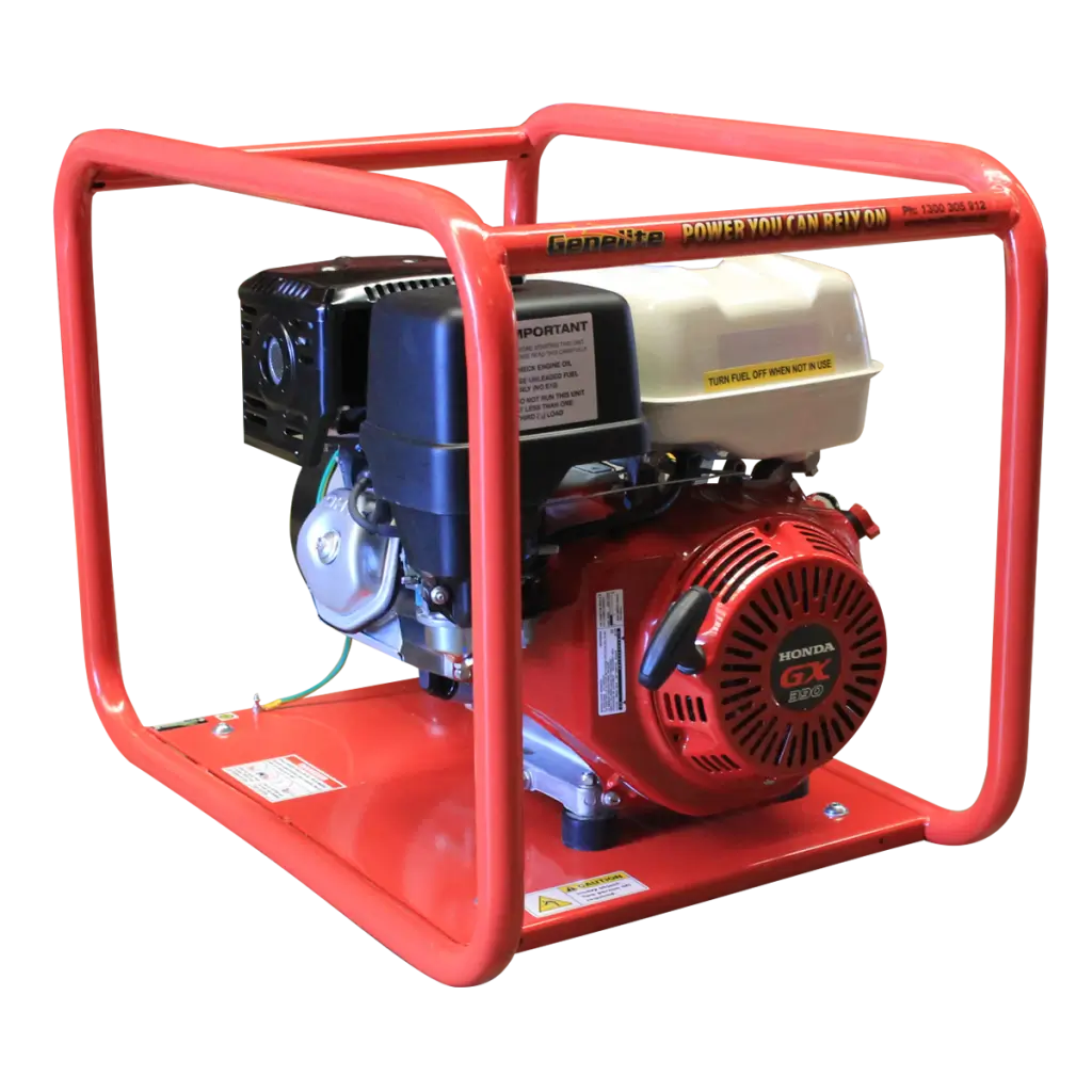 Honda GH7000 Generator front and left side on a transparent background