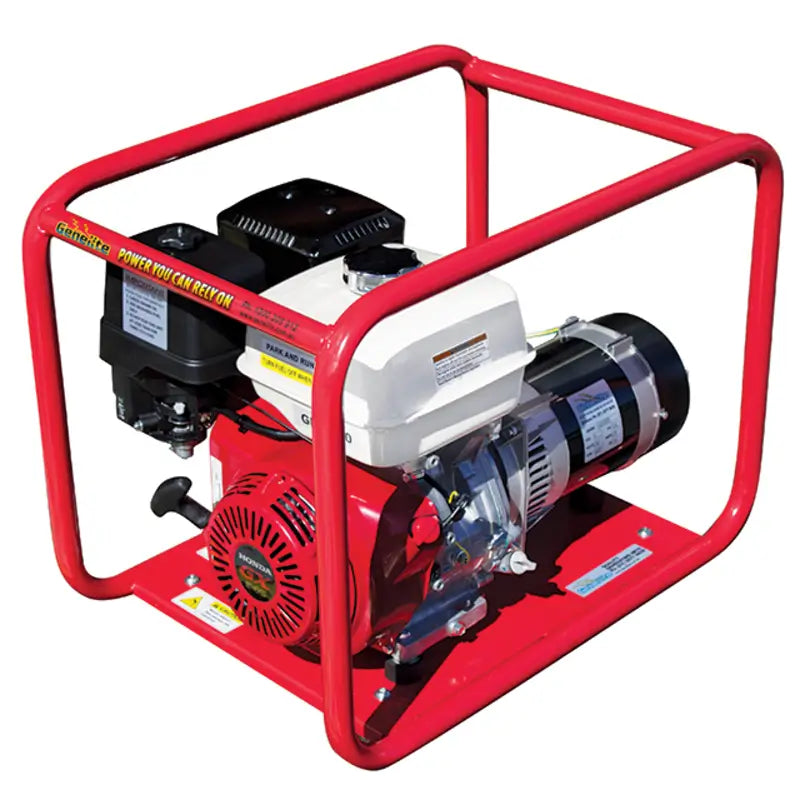 Honda GX340 6kVA Generator top on a white abckground