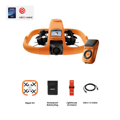 HoverAir AQUA Waterproof Drone Standard on a white background