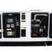 Hyundai DHY122KSEM Single Phase Generator inside on a white background