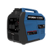 A photo of a Hyundai HY3500i 3500w Inverter Generator sitting on a slight right hand side angle with a white background.