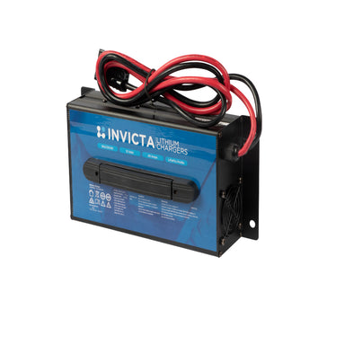 Invicta 12V 40A Battery Charger on a white background