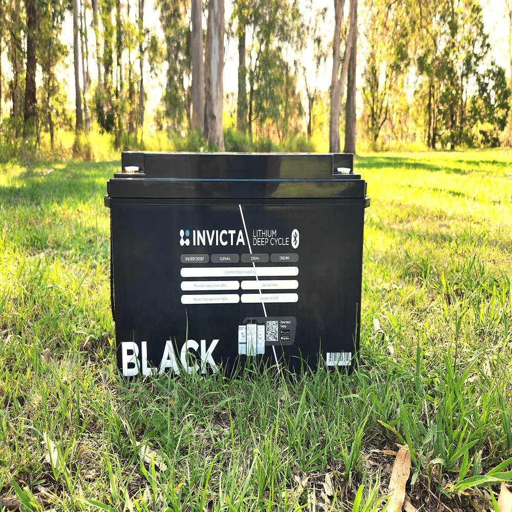 Invicta Black SNLB12V200BT on a green grass outside