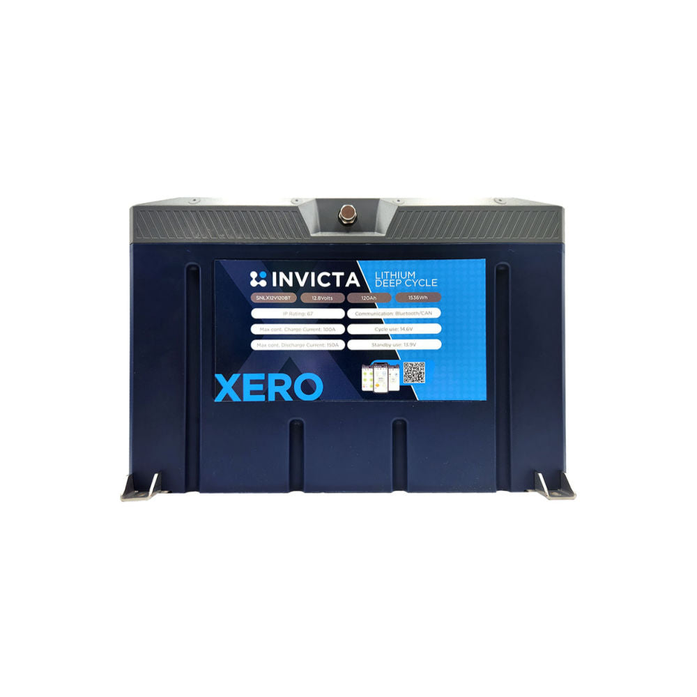 SNLX12V200BT Invicta Xero 12V Battery on a white background