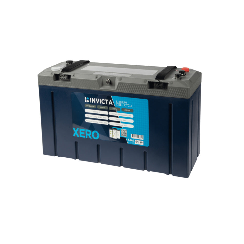 Invicta Xero 12V Lithium Battery SNLX12V200BT on a white background