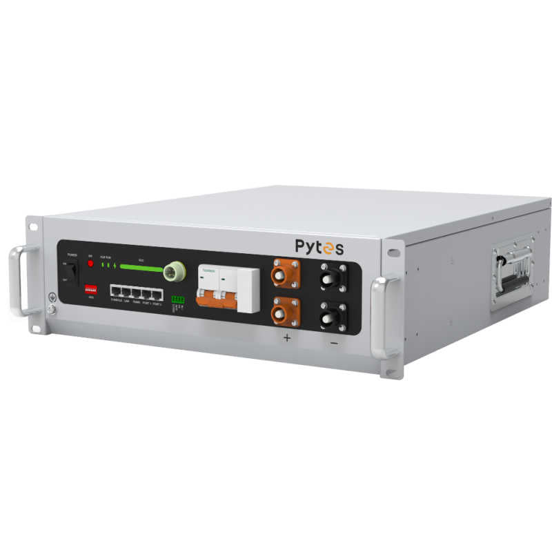 K2 Pytes 48V Backup Battery side view on a white background
