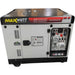 Maxwatt 10000W Diesel Generator front on a white background