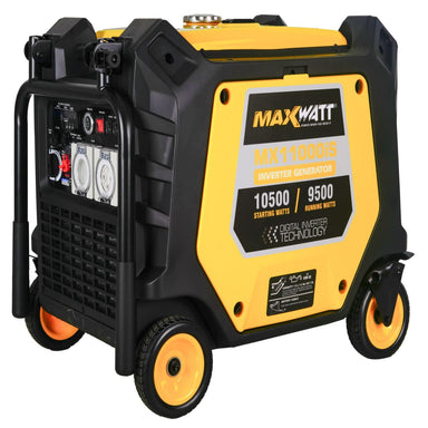 Maxwatt 10500W Electric Start Inverter Generator Main Photo on a white background