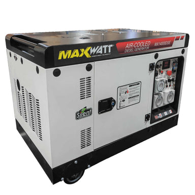 Maxwatt 13kVA Electric Start Diesel Generator main photo on a white background