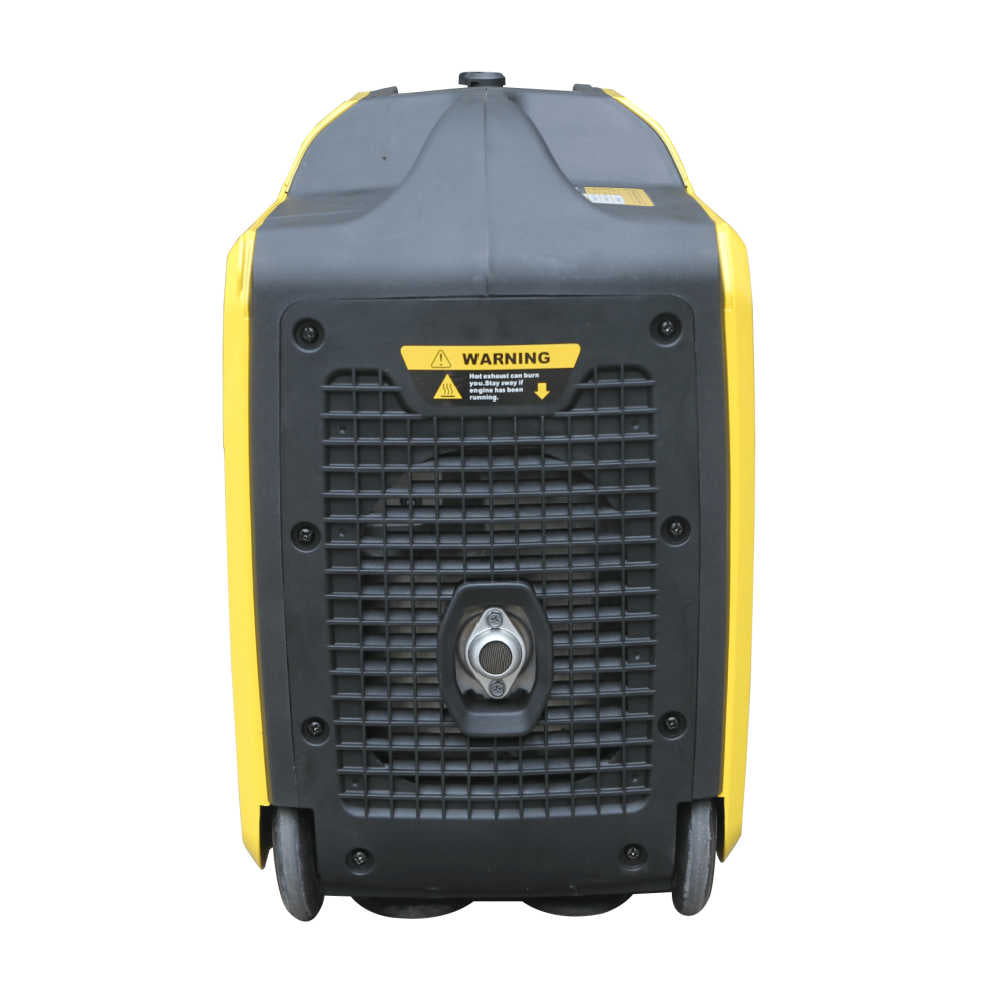 axwatt 2.8 kVA Inverter Generator back on a white background