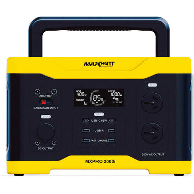 Maxwatt 2000W Portable Power Station Main Photo on a white background