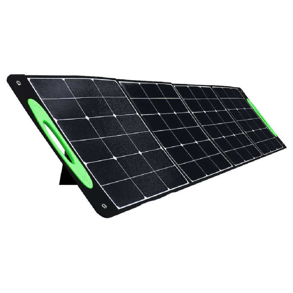 Maxwatt 200W Monocrystalline Portable Solar Panel Main Photo on a white background