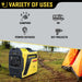 Maxwatt 2800W Digital Generator on the outdoor set up