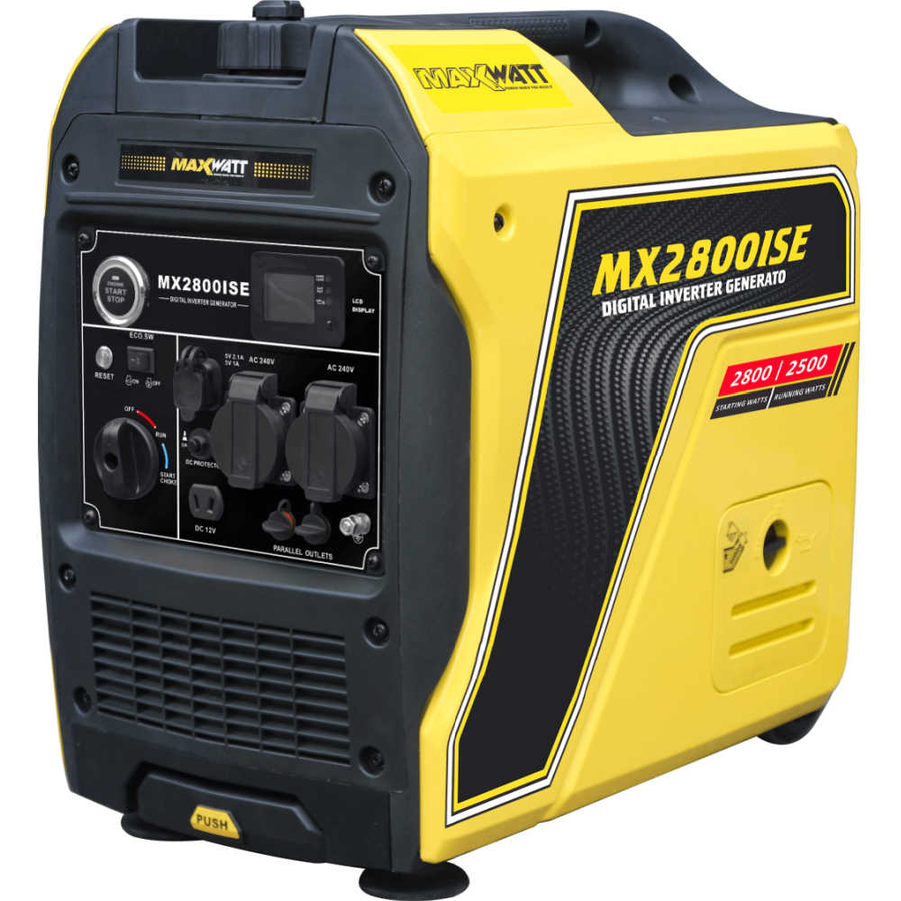 Maxwatt 2800W Portable Inverter Generator Main photo on a white background