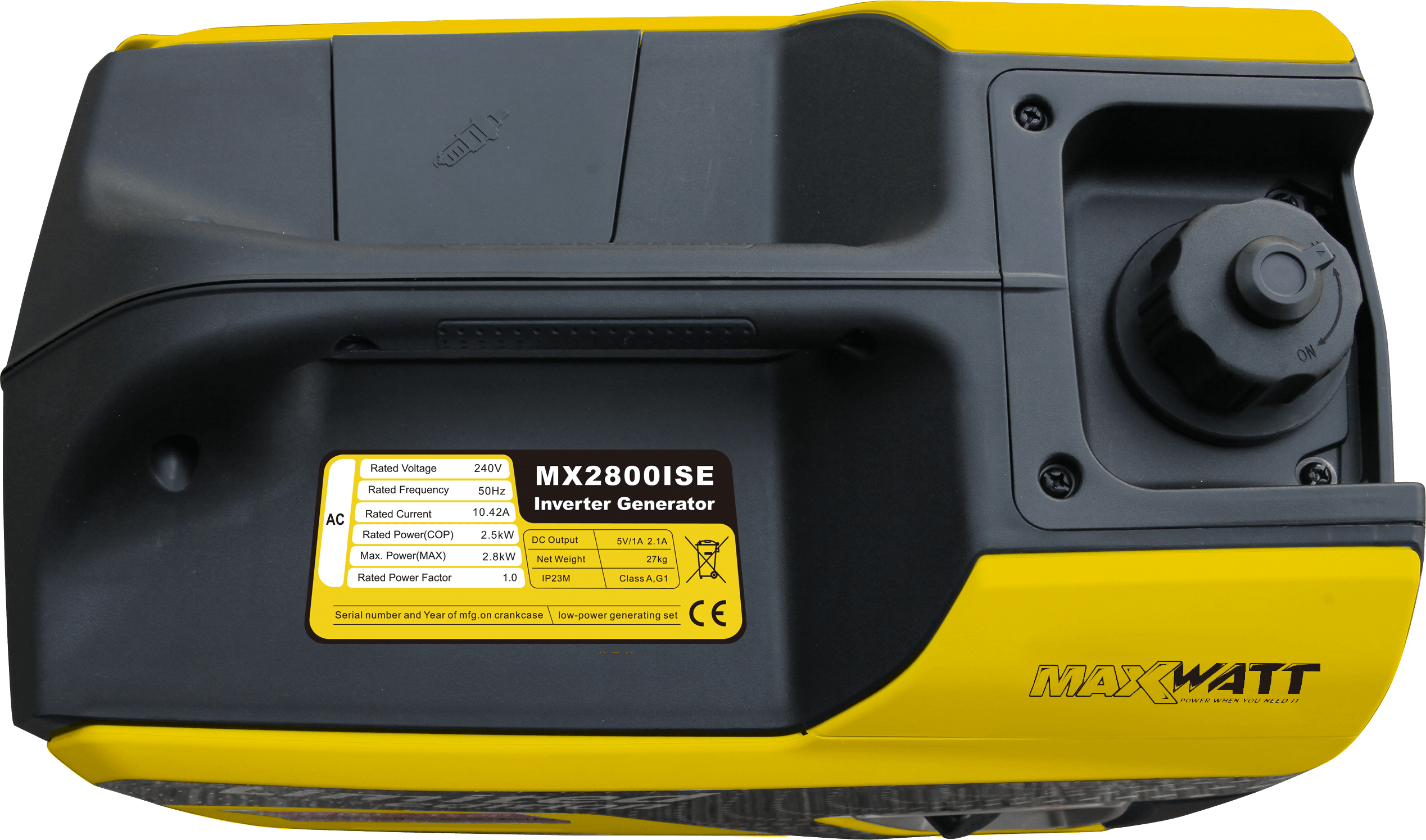 Maxwatt 2800W Portable Top Photo on a transparent background