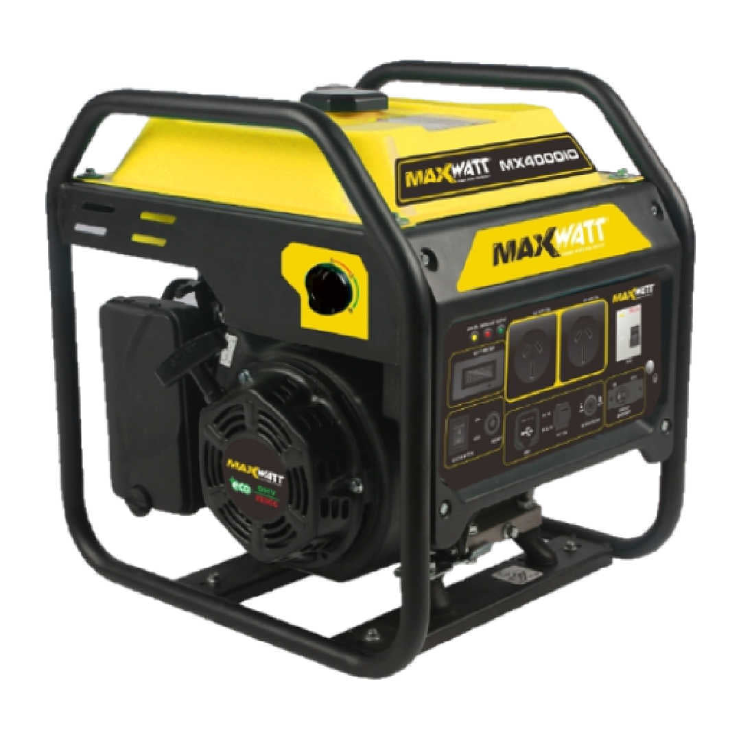 Maxwatt 4000W Generator slightly angled to the right