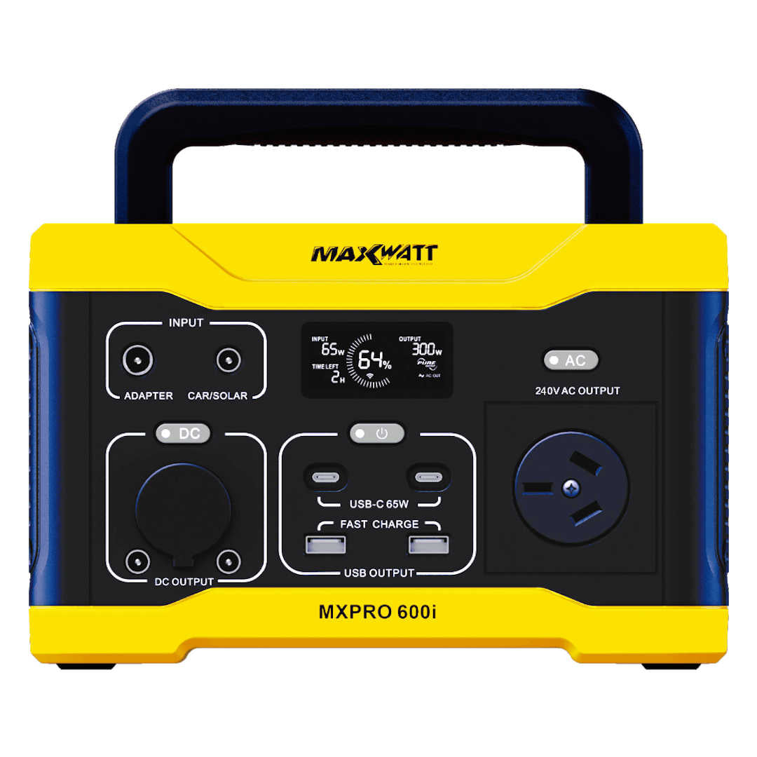 Maxwatt 600W Portable Power Station Main Photo on a white background