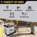 Maxwatt 8500W Diesel Generator variety of uses on an infographic