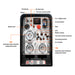 Maxwatt MX14000DSE parts on a white background