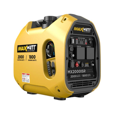 Maxwatt MX2000ISR slightly angled on a white background