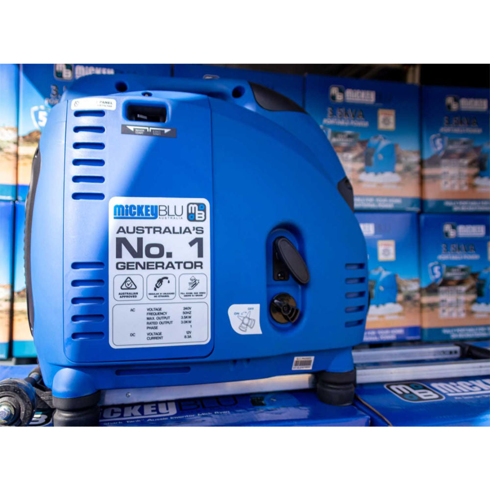 MickeyBlu 3.5kVA Inverter Generator — Outback SafeTrack
