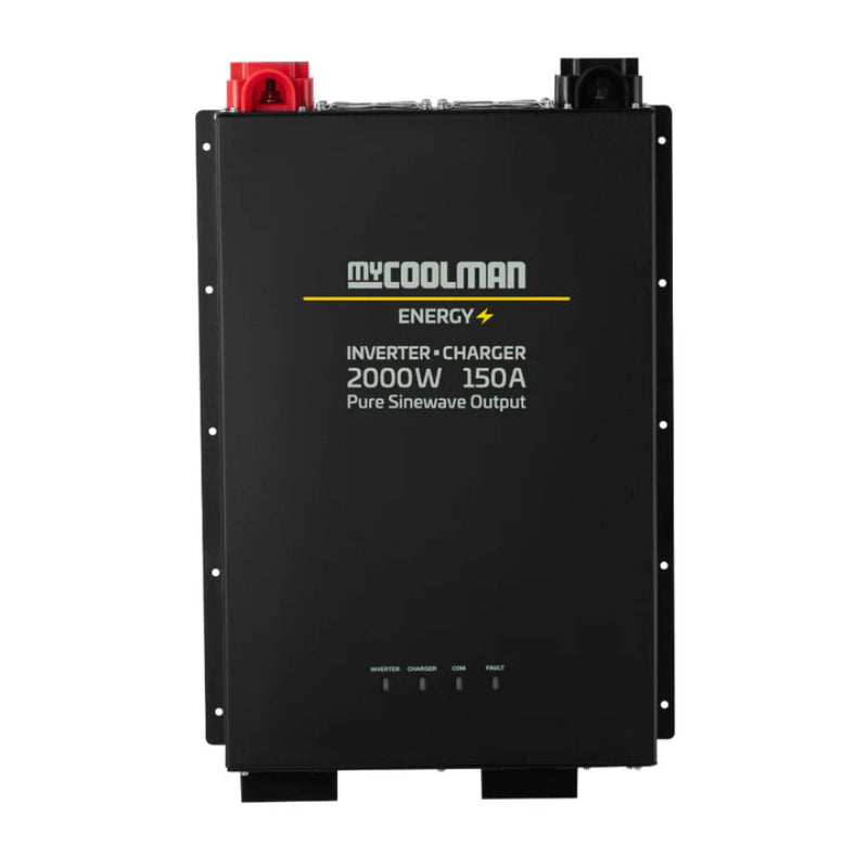 A photo of a MyCOOLMAN 2000W Pure Sine Wave Energy Inverter Front on