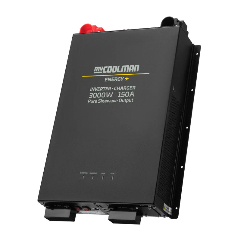 A photo of a MyCOOLMAN 3000W Pure Sine Wave Energy Inverter Right Side.