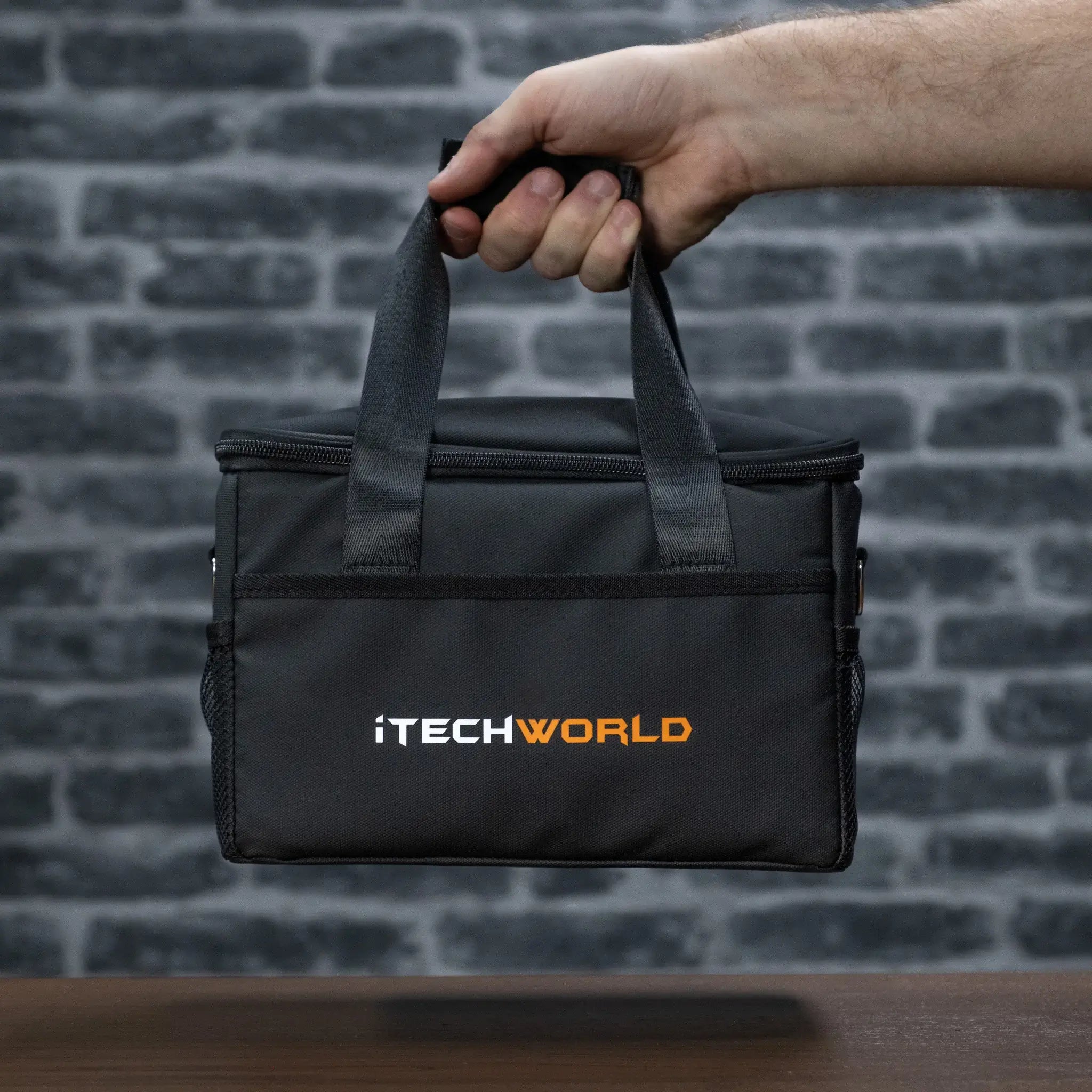 PS300 Carry Bag in one hand on a indoor setting