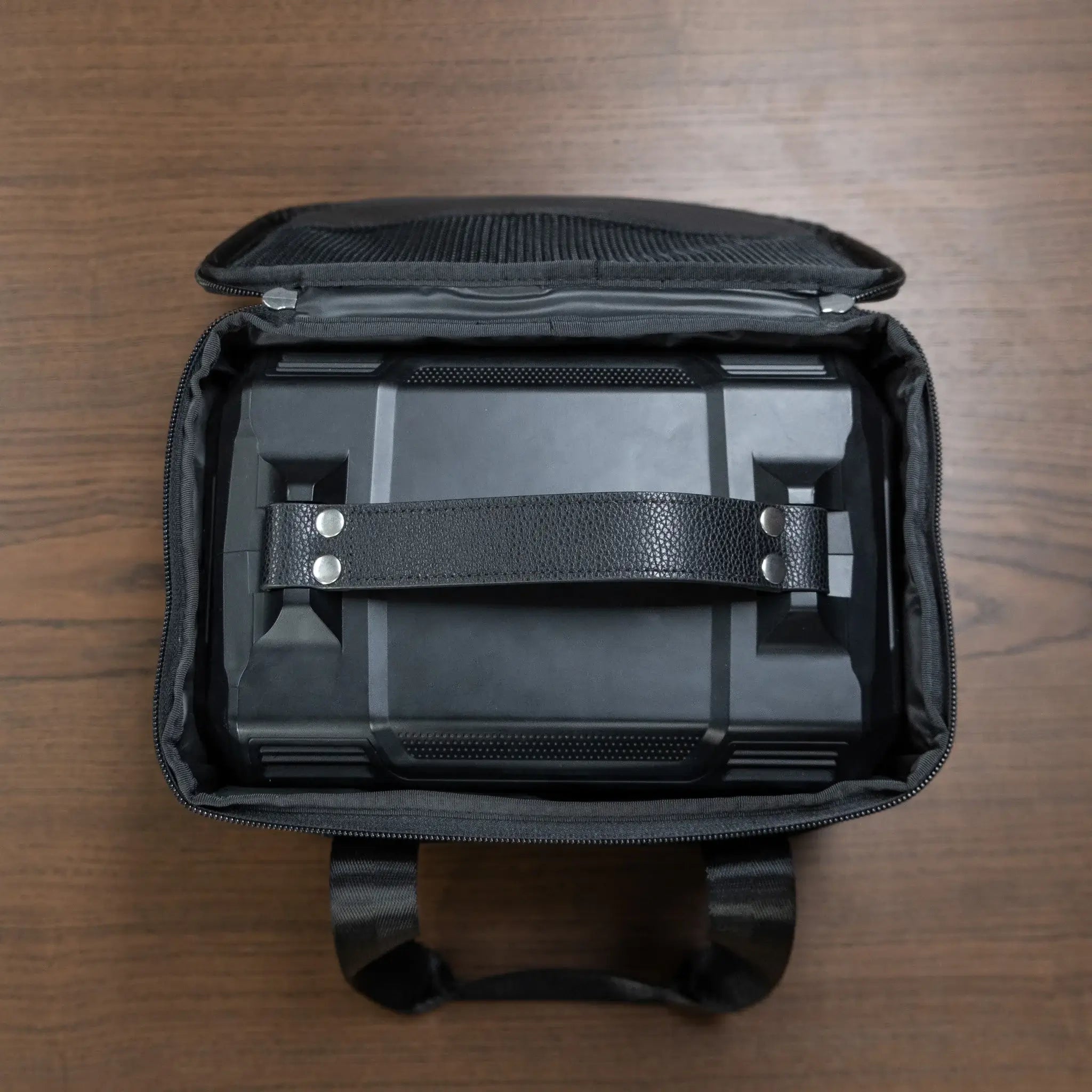 PS300 Carry Bag with a power station inside on a table