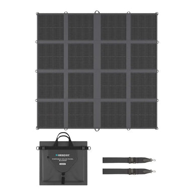 Renogy 400W Solar Blanket package includes on a white background