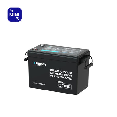 Renogy Core Mini 12V 200Ah Lithium Battery Main Photo on a white background