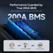 Renogy core 12v 200ah 200a bms infographic