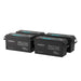 Renogy core 12v 200ah 4 batteries in the photo on a white background