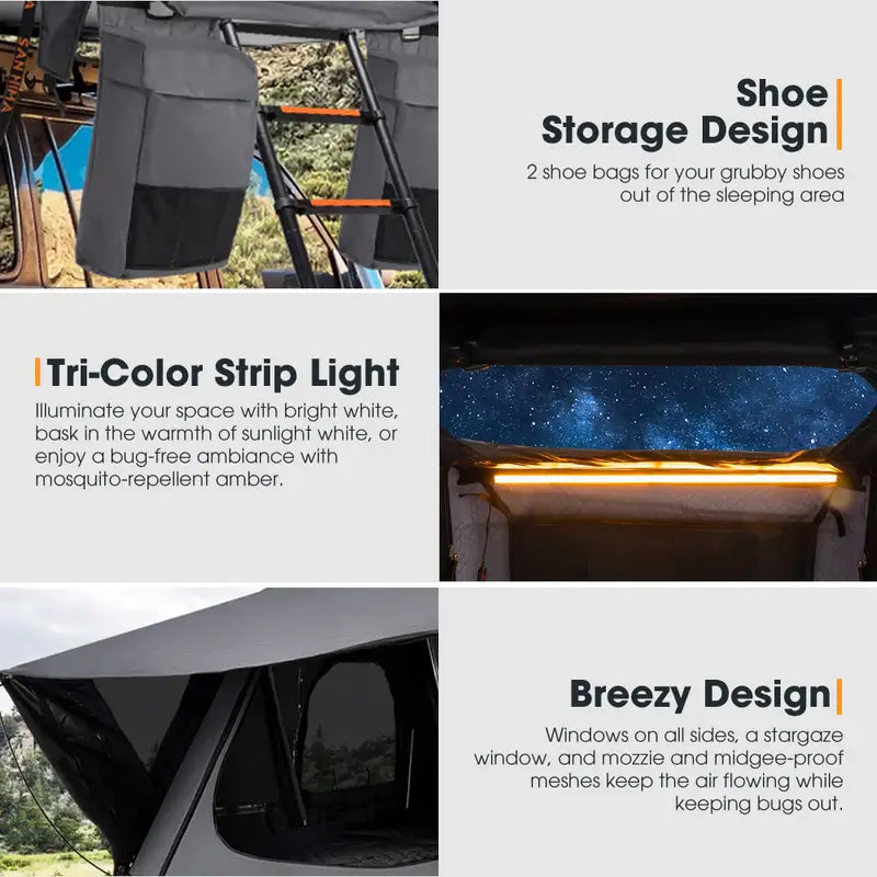 in the photo a San Hima Jervis tri color strip light feature