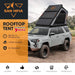 San Hima Kalbarri 2 Hard shell Tent Rooftop tent infograph
