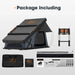 San Hima Kalbarri X Roof Top Tent Product Dimensions package contents on a white background