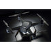 SharkX Fishing Drone another angle black on top of a black surface