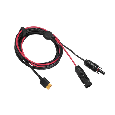 Solar to XT60 Charging Cable on a transparent background